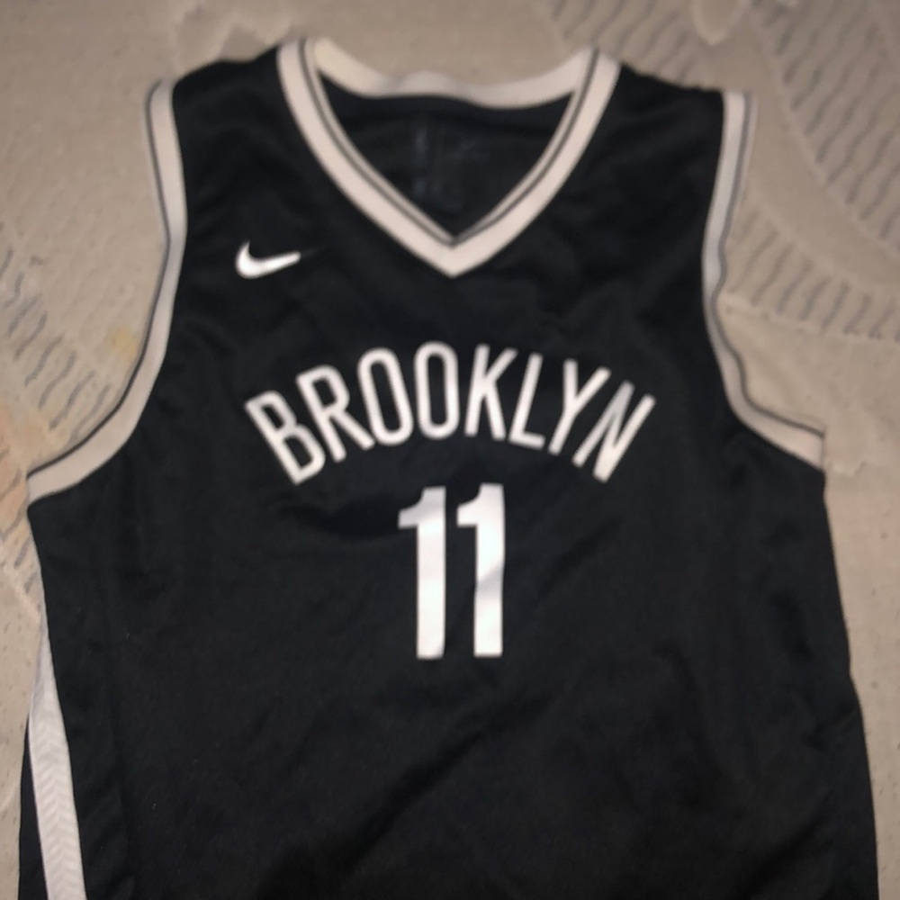 Kyrie Irving Brooklyn Nets Nike jersey.